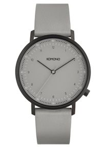 Komono, Herren Uhr 'Lewis KOMW4054', Rauchgrau / Schwarz