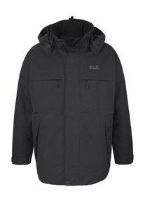 Jack Wolfskin, Herren Funktionsjacke 'NORTH COUNTRY MEN', Schwarz