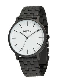 Nixon, Damen Armbanduhr 'Porter', Schwarz / Wei&szlig;