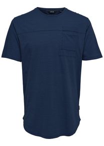 Only & Sons Only & Sons, Herren T-Shirt, Blau