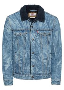 Levi's LEVI'S, Herren Jeansjacke 'Type 3 Sherpa Trucker', Blue Denim