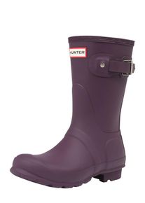 Hunter, Damen Gummistiefel, Aubergine