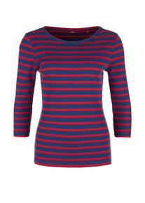 s.Oliver RED LABEL, Damen Shirt, Indigo / Rot
