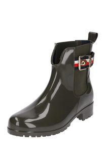 Tommy Hilfiger, Damen Gummistiefel, Oliv