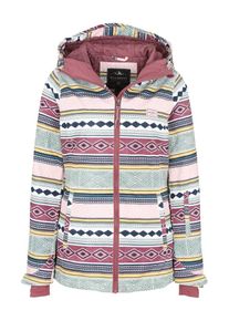 Billabong, Damen Snowboardjacke 'Sula', Gelb / Dunkelgrau / Altrosa / Weiß