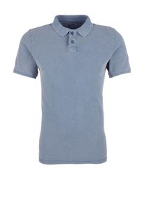 Q/S Designed By, Herren Poloshirt, Taubenblau