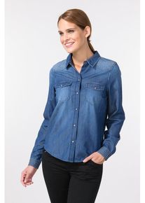 Véro Moda VERO MODA, Damen Jeansbluse, Blau