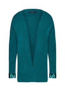 Véro Moda VERO MODA, Damen Strickjacke 'VMALAIA LS OPEN CARDIGAN', Petrol