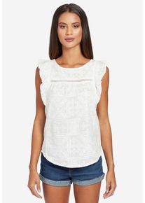 Khujo, Damen Top 'Marine', Weiß