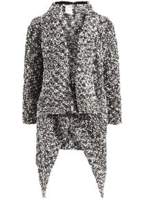 Khujo, Damen Strickjacke ' CLIO ', Schwarz / Wei&szlig;