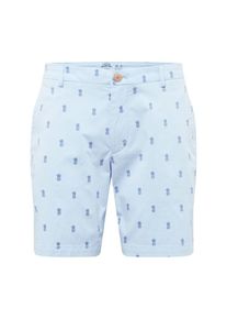 IZOD, Herren Shorts 'SALTWATER PINEAPPLE SHORT', Hellblau