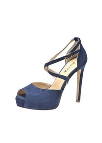 Evita, Damen Sandalette, Blau
