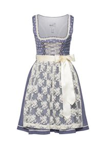 Marjo, Damen Dirndl 'Berry', Creme / Blau