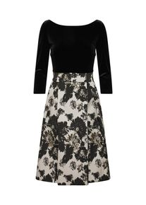 Swing, Damen Kleid, Silbergrau / Schwarz