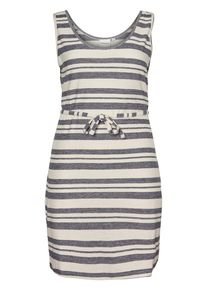 JUNAROSE, Damen Kleid, Graumeliert / Weiß