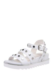 Bugatti, Damen Sandale 'Hope', Silber / Weiß