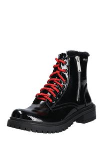 Pepe Jeans, Damen Schnürboots, Rot / Schwarz