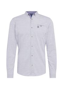 Tom Tailor, Herren Hemd, Taubenblau / Grau