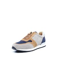SHOEPASSION, Herren Sneaker 'No. 17 MS', Sand / Blau / Taupe