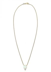 Elli, Damen Halskette, Gold / Pastellgrün / Weiß