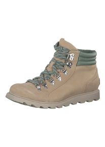Sorel, Damen Winterstiefel 'Ainsley Conquest', Beige / Gr&uuml;n