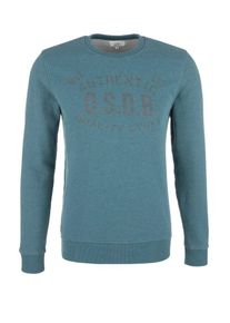 Q/S Designed By, Herren Sweatshirt, Petrol