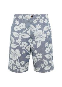 GAP, Herren Hosen 'V-10 IN STRETCH CHAMBRAY LIVED IN SHORT', Blau / Wei&szlig;