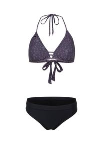 Bench, Damen Bikini-Set, Graumeliert / Schwarz