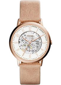 Fossil, Damen Automatikuhr 'VINTAGE MUSE', Beige / Rosegold
