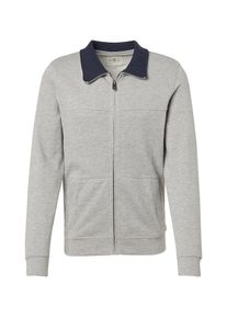 Tom Tailor, Herren Schlichte Sweatjacke, Graumeliert