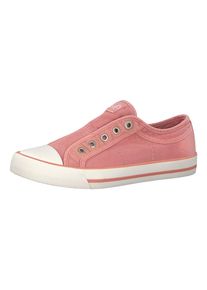 s.Oliver RED LABEL, Damen Schnürungsloser Sneaker, Rosa