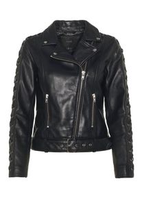 Y.A.S, Damen Lederjacke, Schwarz