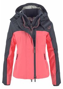 Superdry, Damen Windbreaker 'PACIFC ARTIC', Navy / Pink