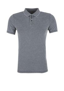 Q/S Designed By, Herren Poloshirt, Dunkelgrau
