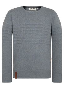 Naketano, Herren Pullover 'Schmiergelvampir', Taubenblau