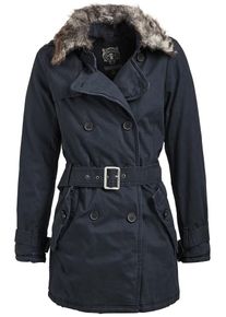 Khujo, Damen Mantel 'MELITAEA', Navy