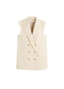 Mango, Damen Weste 'Korea', Beige
