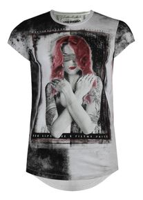 Trueprodigy, Herren T-Shirt 'The Red Seduction', Mischfarben / Wei&szlig;