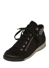 Ara, Damen Sneaker High 'Rom', Schwarz / Silber