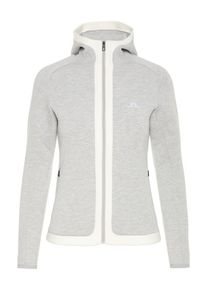J. Lindeberg J.Lindeberg, Damen Hoodie, Hellgrau / Naturwei&szlig;