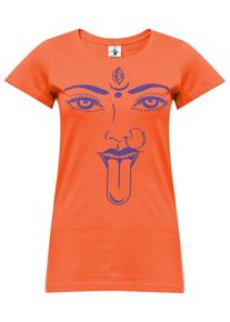 YOGISTAR.COM, Damen T-shirt 'Kali', Orange