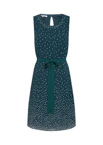 ABOUT YOU, Damen Kleid 'Caroline', Smaragd / Weiß
