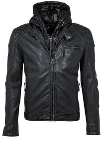 Gipsy, Herren Lederjacke 'ALEK W18 LATRIV', Graphit