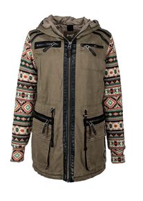 Maze, Damen Jacke ' Haining ', Beige / Khaki / Orange