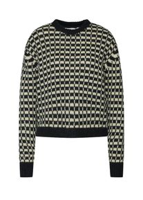 minimum, Damen Pullover 'Ain Jumper', Beige / Schwarz