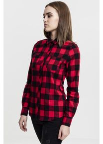 Urban Classics, Damen Shirt, Rot / Schwarz