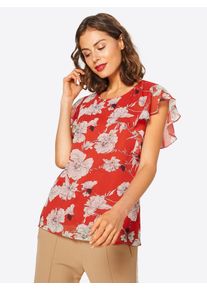 Véro Moda VERO MODA, Damen Bluse 'VMJENNY', Rosa / Rot