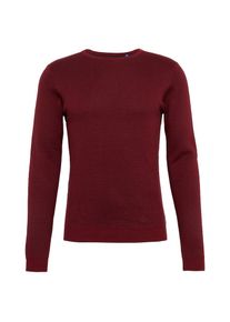 Tom Tailor, Herren Pullover, Burgunder / Schwarz
