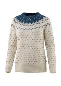 Fj&auml;llr&auml;ven Fj&auml;llr&auml;ven, Damen Strickpullover '&Ouml;vik', Beige / Dunkelblau / Braun