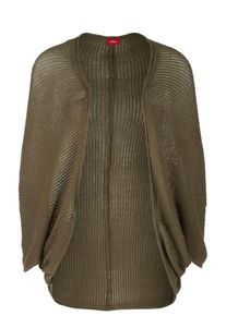 s.Oliver RED LABEL, Damen Poncho, Brokat